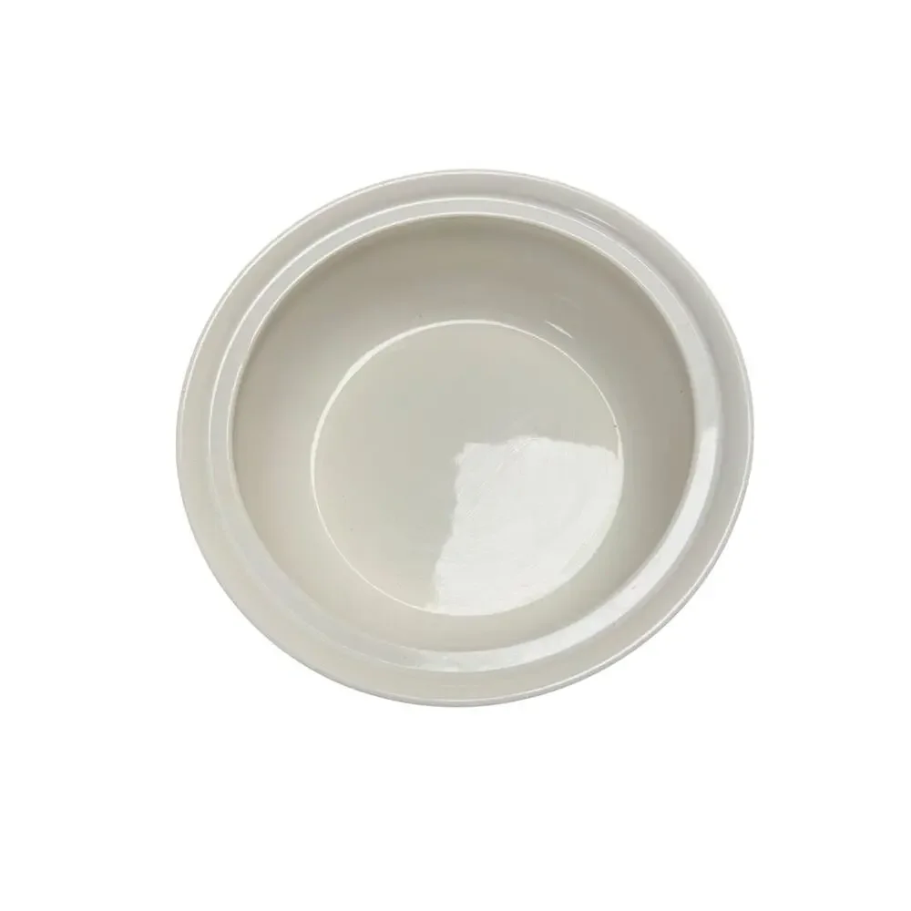 Pfaltzgraff Filigree 2 Quart White Stoneware Round Covered Casserole